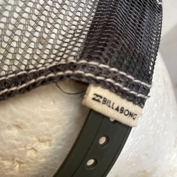 Billabong California Love Hat Navy Blue Snap Back Mesh Back Foam Trucker Hat - Picture 4 of 7